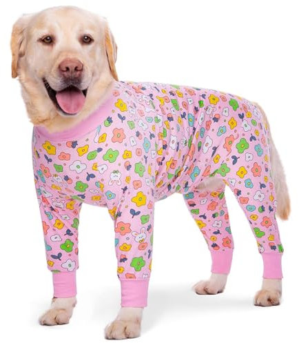 Traje de perro Genesungsanzug für Hunde nach Operationen, Hundekleidung, kastrierter Hunde-Genesungsanzug, Hundekegel-Alternative nach Operationen, Hunde-Bodysuit für mittelgroße und große Hunde