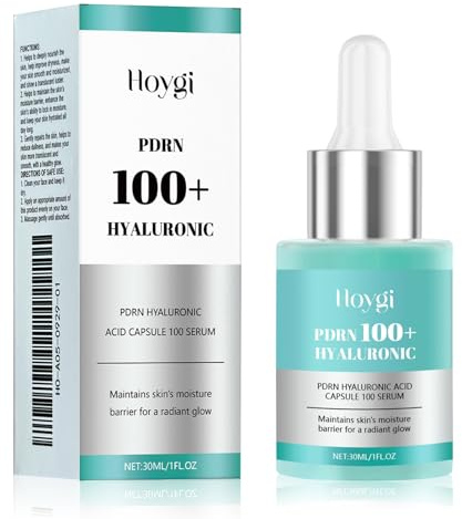 Acido ialuronico 100, siero idratante ialuronico, idratante per il viso, acido ialuronico, niacinamide, pelle di vetro (30 ml)
