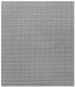 BOJHGO Griglie per arrostire Tappetino Antiaderente for Barbecue, Riutilizzabile, Resistente al Calore, for Barbecue, da Cucina, for affumicare, Accessorio e Strumento.(Black Square-1PCS)