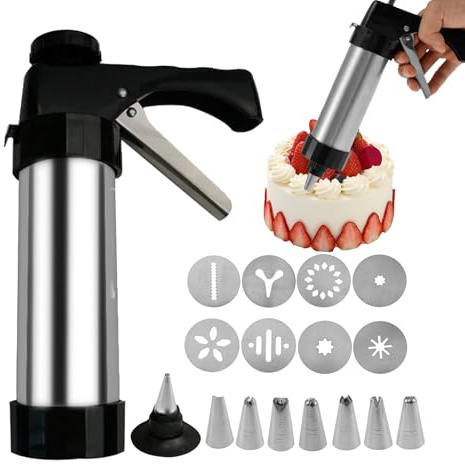 Máquina Multifuncional para Churros Huecos,Máquina para Hacer Galletas - para hacer churros higiénica y segura - de Churros Huecos de Bolsa Laminada Reutilizable para Postres