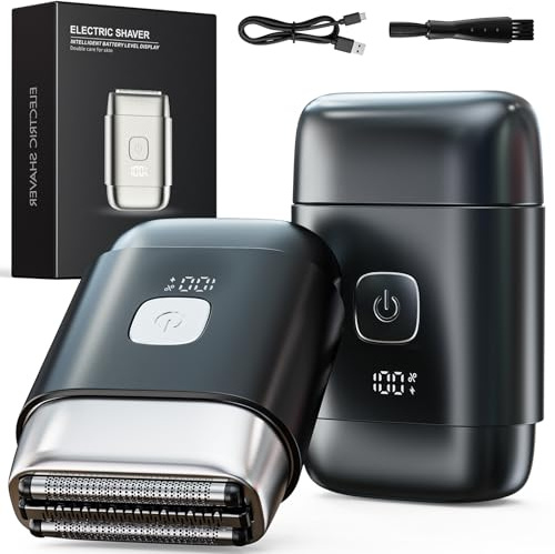TLMUSE Foil Shaver, 2026 Upgraded Magnetic Electric Razor for Men | Compact Shavers for Men, Portable Travel Shaver Electric Shaver, Washable Wet/Dry Mens Shaver, Smart LED Display