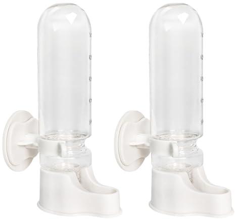 Automatischer Vogelkäfig-Wasserspender zum Aufhängen für Papageien, Wasserspender für Vögel, 2 Stück