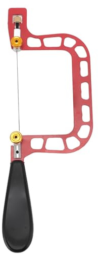 TIKATARER Juego de Marco de Sierra para Joyería, Kit de Sierra para Joyería de Hierro y Acero con 144 Cuchillas y Tensión Ajustable para Cortar Metal, Madera, Plástico