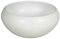 innaGLAS Coupe de Fleurs en céramique, Blanc Mat, 10,5cm, Ø20,5cm - Pot Fleurs/Pot céramique