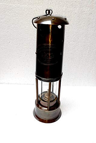 Messing-Laterne Schiffslampe maritim, nautisch, Heimdekoration, Bootslampe, viktorianisch, braun, antik