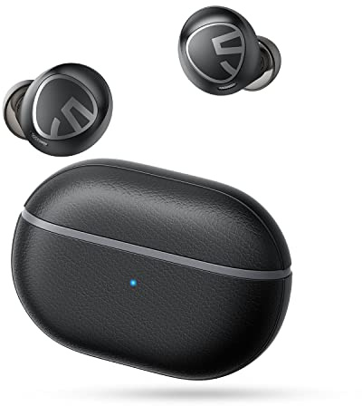 SoundPEATS Free2 Classic Wireless Earbuds with 30Hrs Playtime IPX5 Waterproof Headphones for Sports Stereo Bluetooth 5.1 Earphones in-Ear, Built-in Mic for Clear Calls, Touch Control