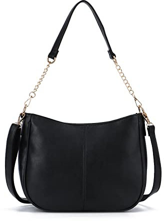 EVEOUT Umhängetasche für Damen Retro Einfacher Stil Schultertaschen aus PU-Leder Mode Hobo Tasche für Mädchen