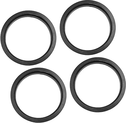 A ABSOPRO Mozzo Centrico anellos 73,1 a 64,1mm Plastica Nero (Set di 4)