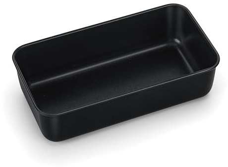 Herogo Brotbackform, Antihaft-Brotbackform mit Edelstahlkern, rechteckige Brotbackform für Toast, Brot, Kuchen, gesund & langlebig, leicht zu lösen & leicht zu reinigen (23x12x6 cm)