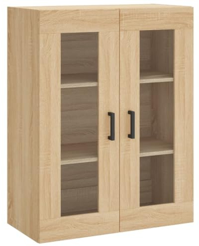 vidaXL Wandschrank Sonoma-Eiche 69,5x34x90 cm