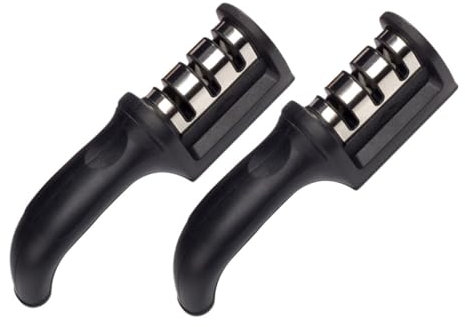 Zerodeko 2stücke Praktischer Teiligiger Cutter Schärfer Hochwertiger Messerschärfer Für Und Küche Ergonomisches Design Schnellen Schärfen Von Messern Und Schneidwerkzeugen