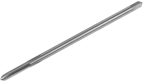 QUARKZMAN Metrisches Gewindebohrer M4 x 0,75 H2 100mm Extra langer gerader | Flöten-Gewindeschneidwerkzeug zum Gewindeschneiden und Reparieren