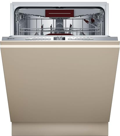 Neff S255ECX15E, N 50, Smarter XXL-Geschirrspüler Vollintegriert, 60 cm, Spülmaschine Made in Germany, Besteckschublade, Chef 70°C – für starke Reinigung, höhenverstellbarer Oberkorb, Smart Start
