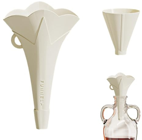 Embudo de boca ancha, embudo en forma de flor | Embudo de cocina plegable pequeño - Embudo de boca ancha, bonito embudo para líquidos para llenar líquidos, verter aceite