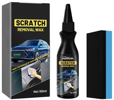 Autokratzerentferner, Auto Scratch Repair Agent, Profi Autopolitur Enthalten Polierschwamm, leicht zu reparierende Lackkratzer, Wirbel, Markierungen, Abrieb, Wasserflecken (1)