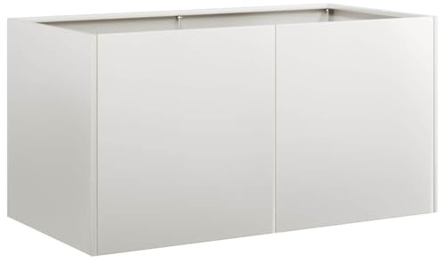 vidaXL Pflanzgefäß 80x40x40 cm Edelstahl