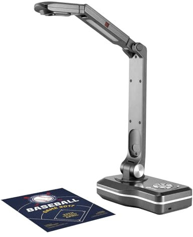 Mavaol erfreulich V500 Dokumentbuch Kamera Scanner Auto Focus USB Plug & Play 8 Mega-Pixel HD Hochdefinition max. A3 Scangröße Ports für USB VGA in und Out für Lehrer Online