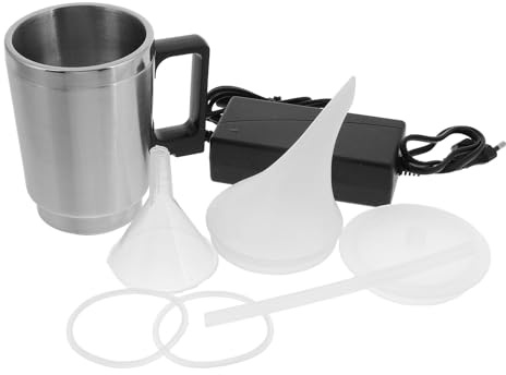 OUNONA Kit De Reparación De Faros Vaso De Acero Inoxidable y Embudo para Restauración Rápida Talleres De Automóviles