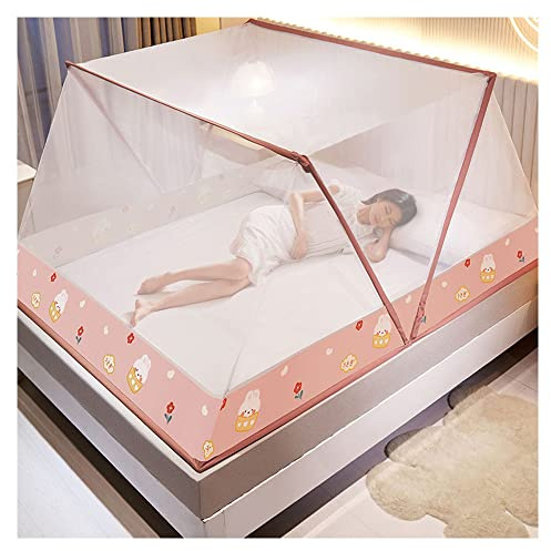 BCATTAW Foldable Unlimited Mosquito Net Compact Mosquito Cover Simple Setting Up Camp And outside Bug Net Free Establishment for Grown-Up Bed/Bed/Cou/Field,3,160 * 190 * 80cm