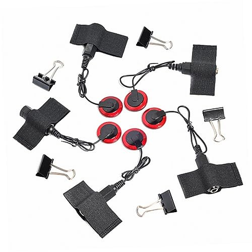 Sosoport 5stücke Tonabnehmer Für Gitarre Violine Bratsche Banjo Mit Kabel Und Stecker Inklusive Selbstklebendem Clip Und Schraubclip Befestigung