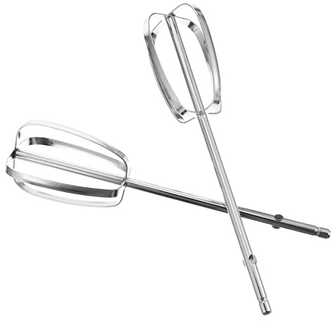 JECOMPRIS Batidor de Huevos Adecuado para Hornear y Batir Ergonómico de Acero Inoxidable Mezclador Fácil de Usar en Par para Cocina en Recipientes Pequeños