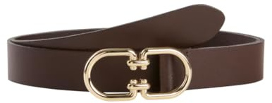 BRAX Damen Ledergürtel 0020 mit Doppelschließe Gürtel