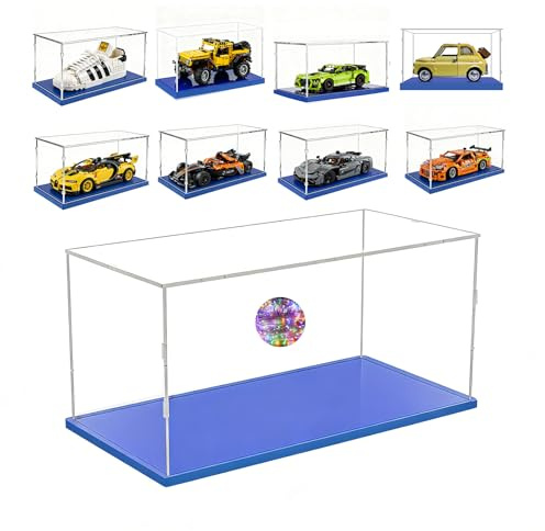 Acryl Vitrine 35x15x15 für Lego Auto 1/18 10282 40122 10271 42151 42161