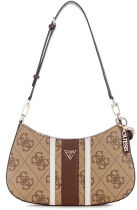 GUESS Damen Noelle Ii Top Zip Shoulder Bag Umhängetasche