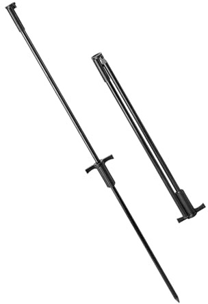 ZYKEJJDDAK Costruzione in lega di alluminio per aeromobili paletto portatile resistente alle intemperie design pieghevole adatto per uso giardino Palo in lega di alluminio per aerei