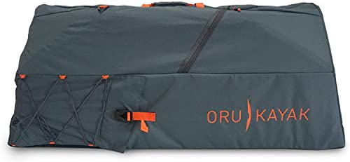 Oru Kayak Oru Pack, Rucksack für Inlet Faltbares Kajak, strapazierfähiges Nylon, Gepolsterte Schultergurte und Hüftgurt, Ösen für Schultergurt, Strapazierfähiger Reißverschluss