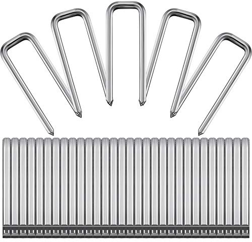 Jetec 40 Pieces Plantation Shutter Repair Kit Replacement Louvers Staples Window Blind Tilt Rod Operable Plantation Silver Missing Metal Indoor Louver Staples Tools Repair(0.6 x 0.19)