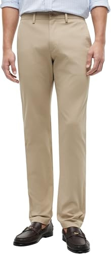 Tommy Hilfiger Uomo Pantaloni Core Bleecker 1985 Pima Cotton Chino, Beige (Batique Khaki), 32W/32L