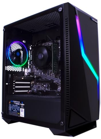 DeepGaming Nexus - PC Gaming AMD Ryzen 7 5700G, 32GB RAM DDR4, Gráficos AMD Radeon Vega 8, 1TB SSD M.2, WiFi + Bluetooth 5.2, Windows 11 Pro. Ordenador Gaming, PC Gamer
