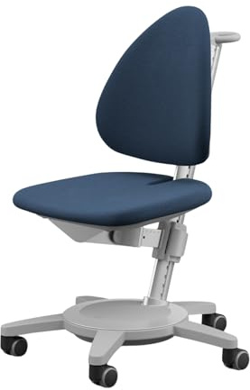 Moll Maximo Kinderschreibtischstuhl | mitwachsend & ergonomisch mit individuell Verstellbarer Sitzfläche und Rückenlehne | Drehstuhl ideal für Schulkinder | langlebig & hochwertig | Made in Germany