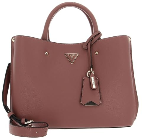 GUESS Damen Meridian Schultertasche, Tragegriffe Oben, Pink