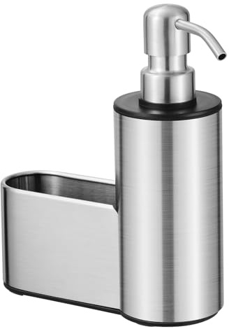 Kitchen Soap Dispenser with Sponge Holder, 12 oz
