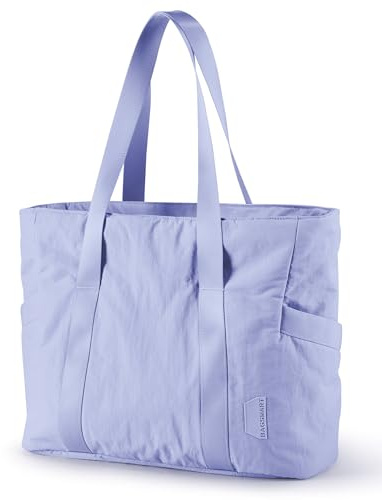 Bagsmart Bolsa de Viaje Grande para Mujer - Impermeable, Deporte, Noche, Equipaje de Mano para Fin de Semana, Natación, Viajes, Yoga y Sauna - 07-Lila