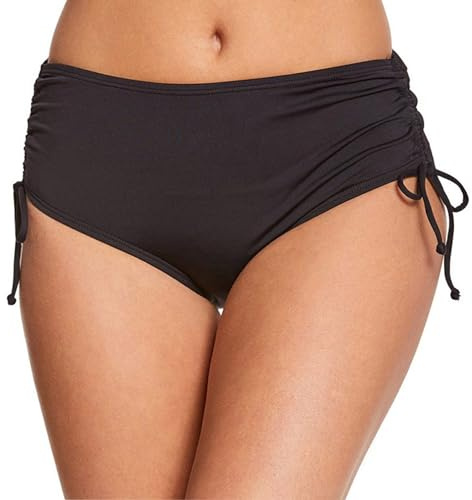 Bas Maillot de Bain Femme Maillots Noir Taille Haute 2026 Sexy Bikini Femme Été pour Piscine Nager XL