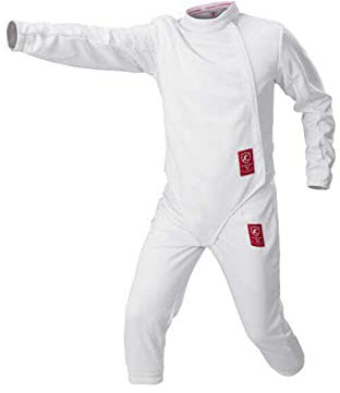 RINUD Fechtbekleidung (mit Fechtweste/Fechtjacke/Fechthose), Fechttrainingsbekleidung, Fechttrainingsequipment für Fechttraining (kann Nicht Am Wettkampf Teilnehmen)(Right hand,44#)