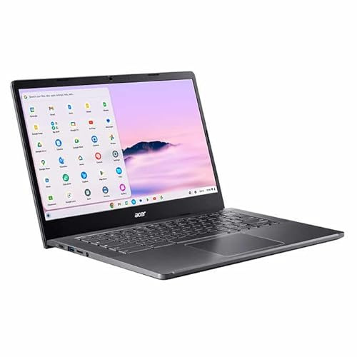 acer Chromebook Plus Laptop con pantalla táctil de 14 pulgadas – Intel Core i3-N305 8GB LPDDR5 RAM 512GB PCIe Gen 4 unidad de estado sólido - Funda protectora incluida