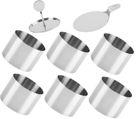 Mikinona 1satz Tortenring Teilig Verstellbar Mousse Für Kuchen Backformen Dekorative Desserts Für Backen Und -kochprojekte Rostfrei Und Leicht Zu Reinigen