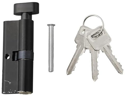 Cilindro Serratura Cilindro di blocco universale Maniglia della porta Cilindro di blocco Serratura della porta interna in legno Nucleo della serratura domestica Antifurto Sicurezza con chiave Cilindri