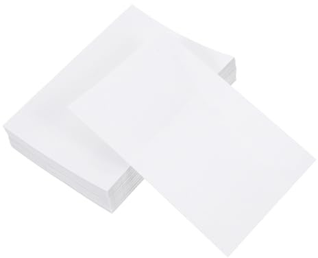 CLISPEED Selbstklebende Laminierfolie A6 15.4X10.4Cm 100 Stück Transparente Pvc Schutzfolie Für Fotos Dokumente Und Diy-Projekte Mit Uv-Schutz