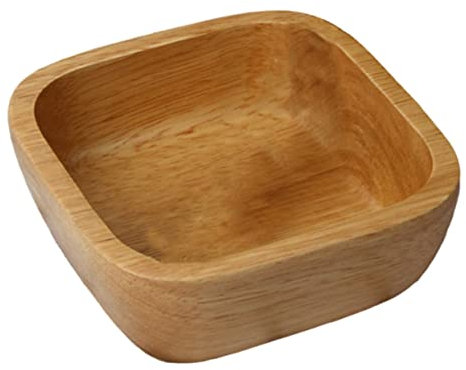 Alipis Ciotola Per Insalata in Legno Con Bordo Liscio Piatto Per Frutta Contenitore Per Alimenti Perfetta Per Luso Quotidiano E Come Decorazione