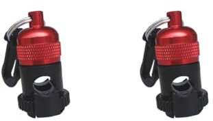 Timcryxient 2 set Scuba Diving Regulator Hose Holder Octopus Retainer Clip Keeper Red