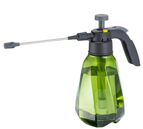 Annaffiatoio a pressione ad aria - Vaso per irrigazione a pompa a pressione, bottiglia portatile con ugello regolabile, bottiglia spray a pressione manuale, 1,5 l, per piante verdi da giardino