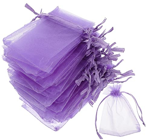HOMOCONO 50stücke Organza Geschenktüten Kordelzug Schmuckbeutel Für Hochzeiten Partys Süßigkeiten Für Und Feiern