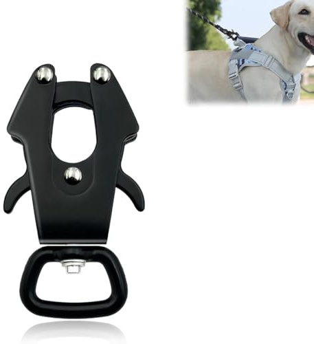 DIFLAX Frosch Clip Hundeleine Schnallen 360 Grad drehbare Clip Karabiner Hundeleine Heavy Duty Schnellspanner und Verriegelung Hundeleine Schnalle für die Befestigung Haustier Halsband