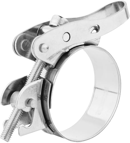 Boltza Quick-Release Lever Hose Clamp SS304 – Heavy Duty Worm Drive Adjustable Stainless Steel Clip (60mm)