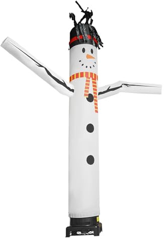 Werbelufttänzer Aufblasbarer Luftschlauch, 3m Aufblasbarer Lufttänzer mit 550W Gebläse, 1450rpm, 210D Oxford-Stoff, Wackelnder Werbeschlauch für Events & Werbung